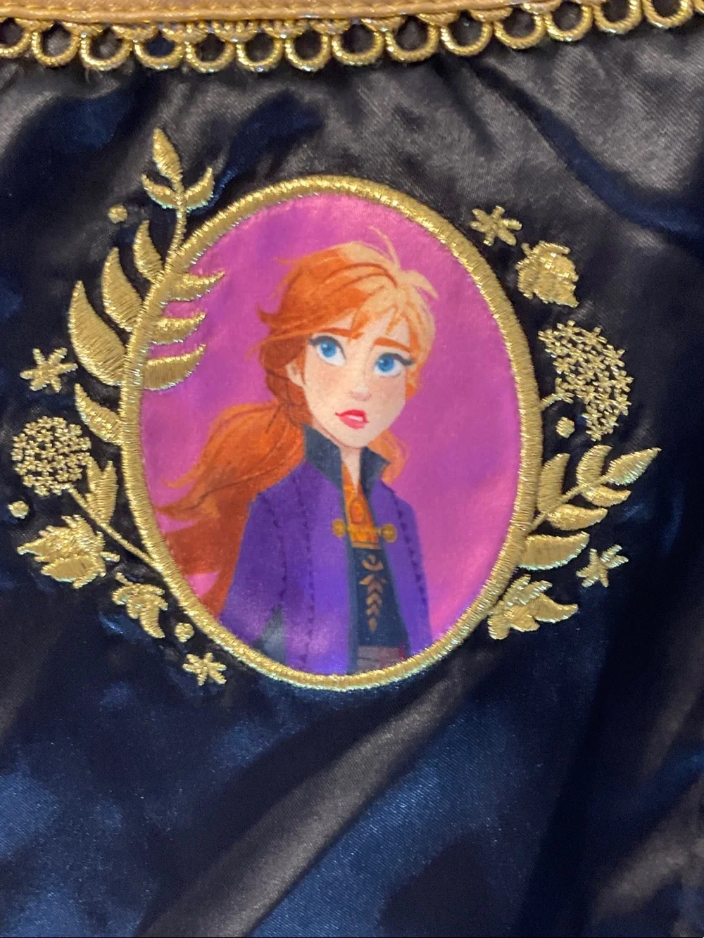Disney Purple and Black Princess Dress with Gold Trim